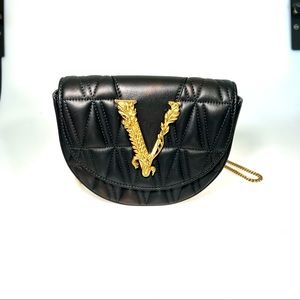 VERSACE VIRTUS QUILTED BELT BAG